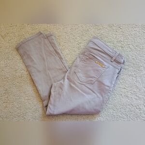 Michael Kors Capri Cropped Pants Women's Size‎ 10 Grey Stretch
